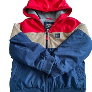 OshKosh B'gosh Red and Navy Color Block Jacket